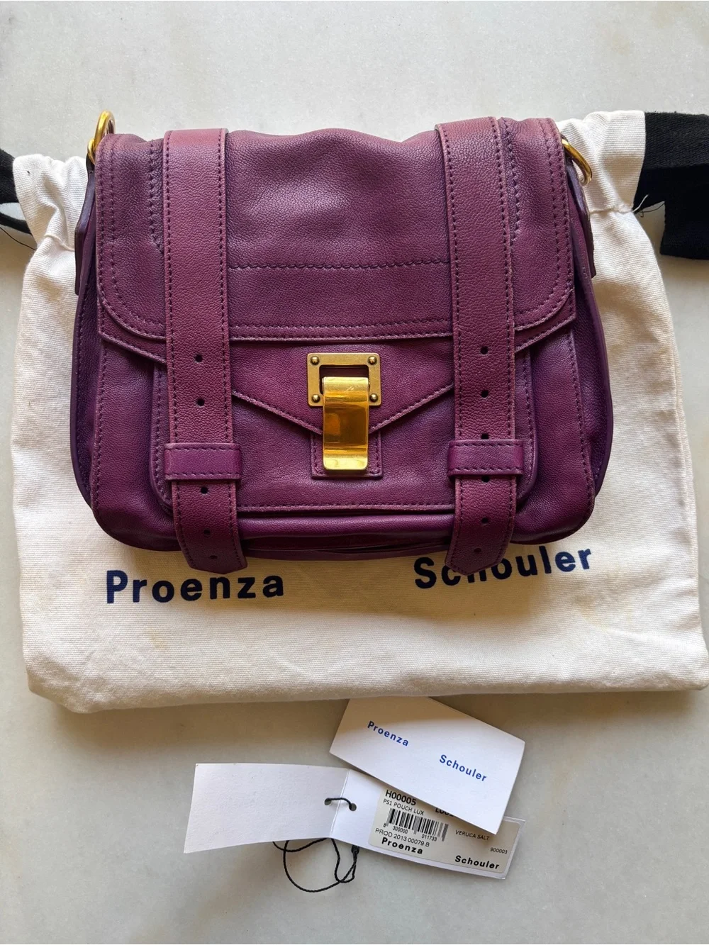 Proenza Schouler PS1 Mini in Veruca Salt Purple